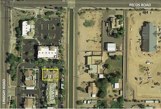 3303 S Lindsay Rd, Gilbert, AZ - aerial  map view