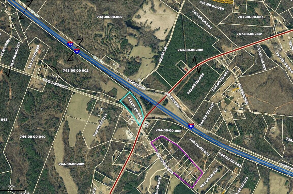 3551 Whitmire Pky, Clinton, SC for sale Plat Map- Image 1 of 1