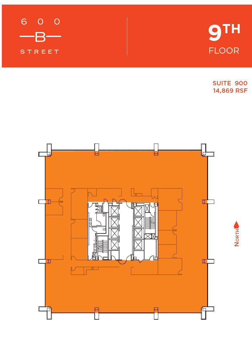 600 B St, San Diego, CA for lease Floor Plan- Image 1 of 1