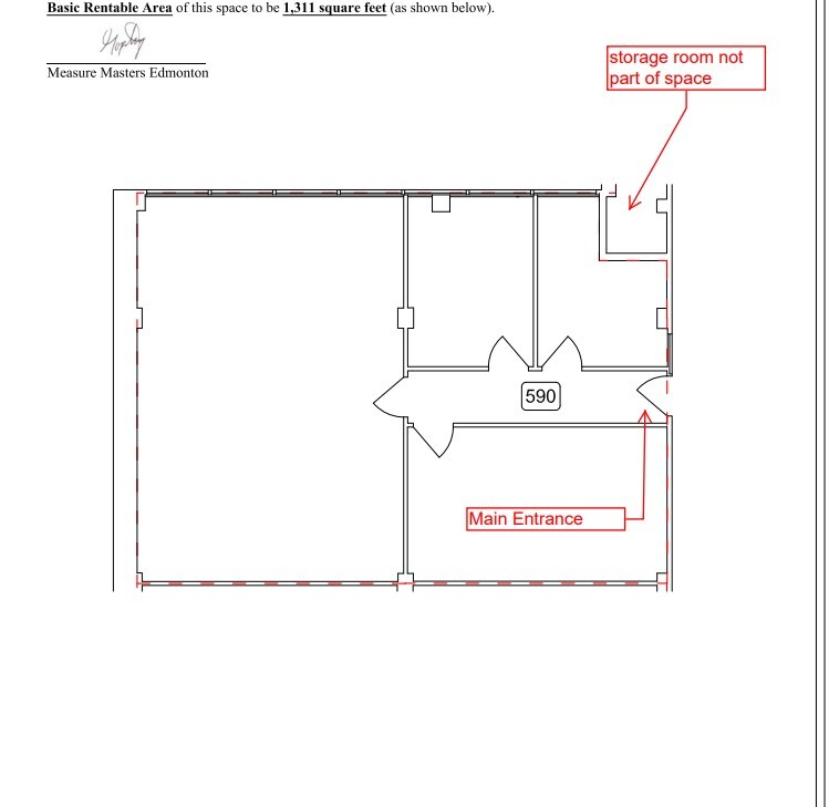 10310-10320 Jasper Ave NW, Edmonton, AB for lease Floor Plan- Image 1 of 1