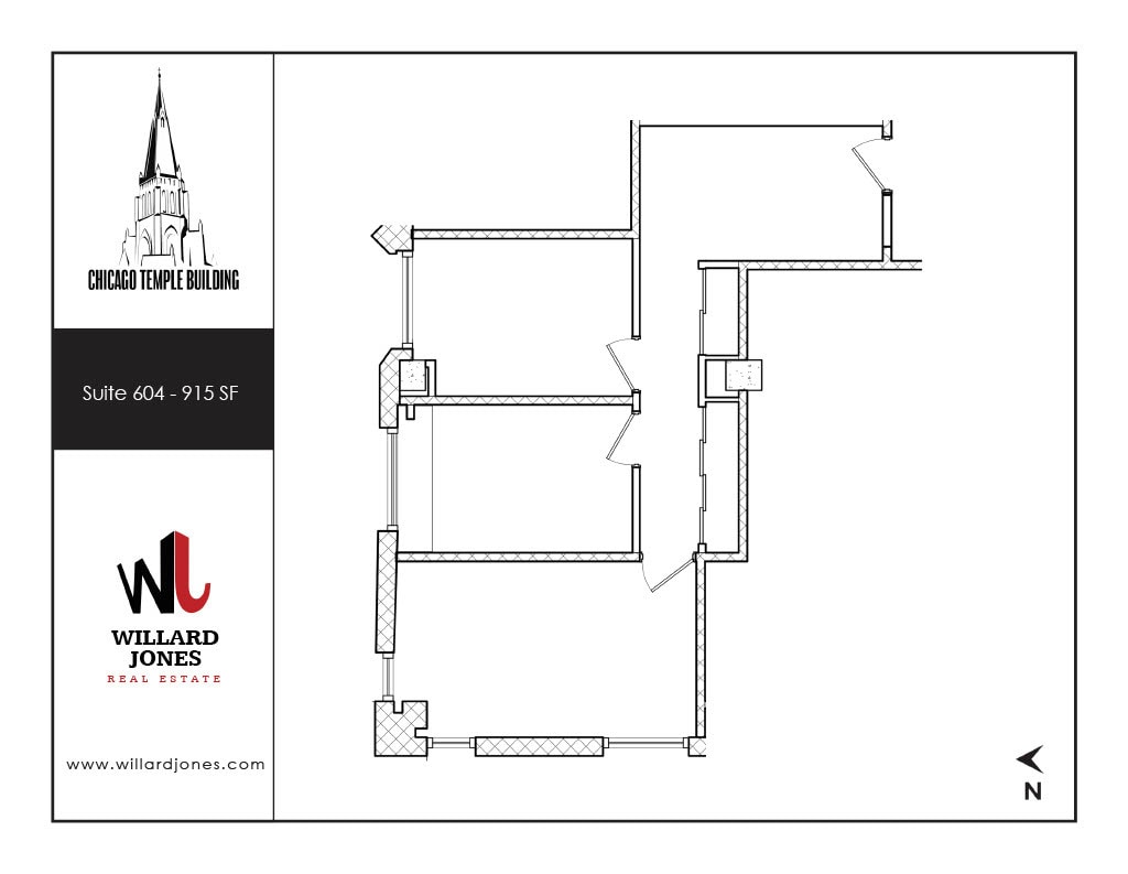 77 W Washington St, Chicago, IL for lease Floor Plan- Image 1 of 1
