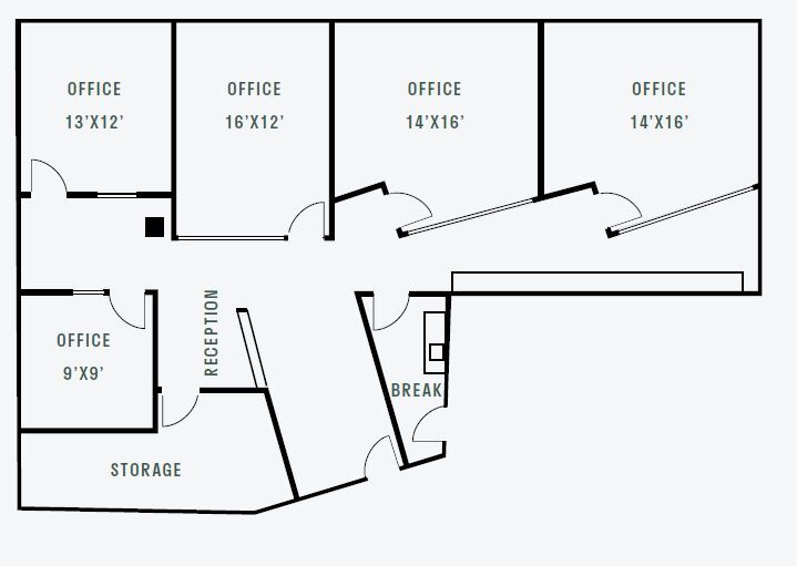 451 A St, San Diego, CA for lease Floor Plan- Image 1 of 12