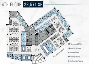 4445 Willard Ave, Chevy Chase, MD for lease Floor Plan- Image 1 of 1