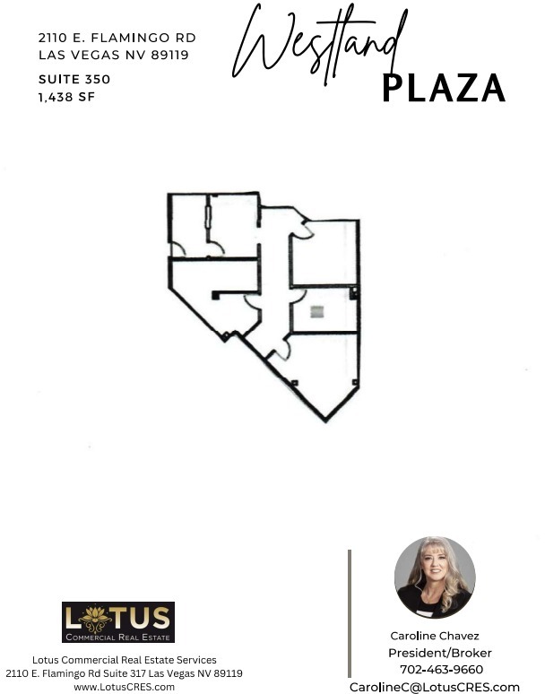 2110 E Flamingo Rd, Las Vegas, NV for lease Floor Plan- Image 1 of 1