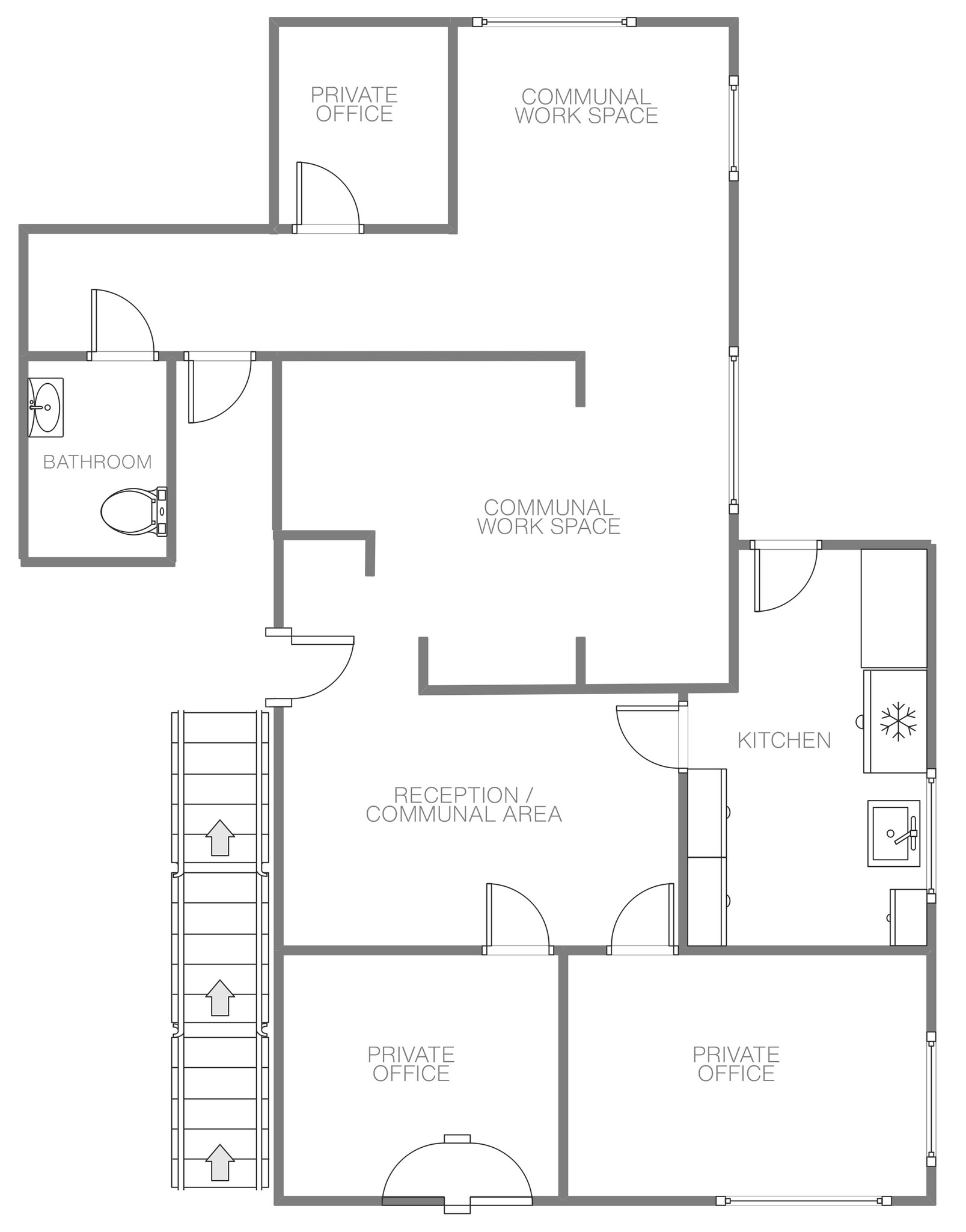 1728-1730 1/2 Ocean Park Blvd, Santa Monica, CA for lease Floor Plan- Image 1 of 18