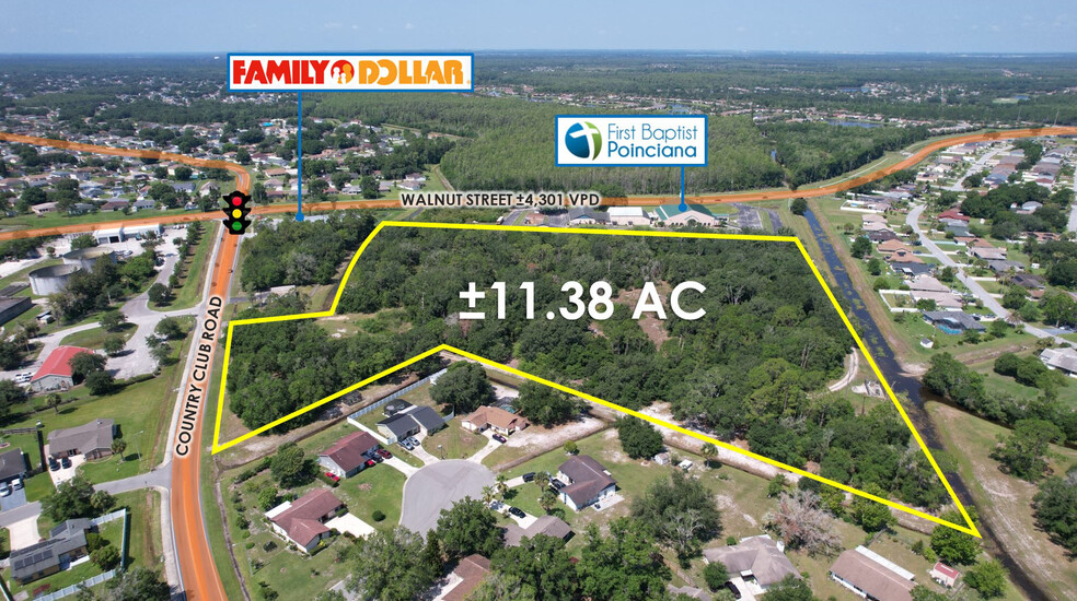 adjacent to Country Club Road, Poinciana, FL for sale - Primary Photo - Image 1 of 1