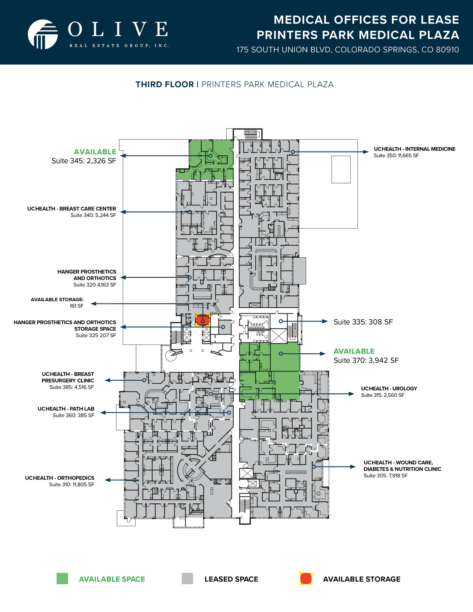 175 S Union Blvd, Colorado Springs, CO for lease Floor Plan- Image 1 of 1