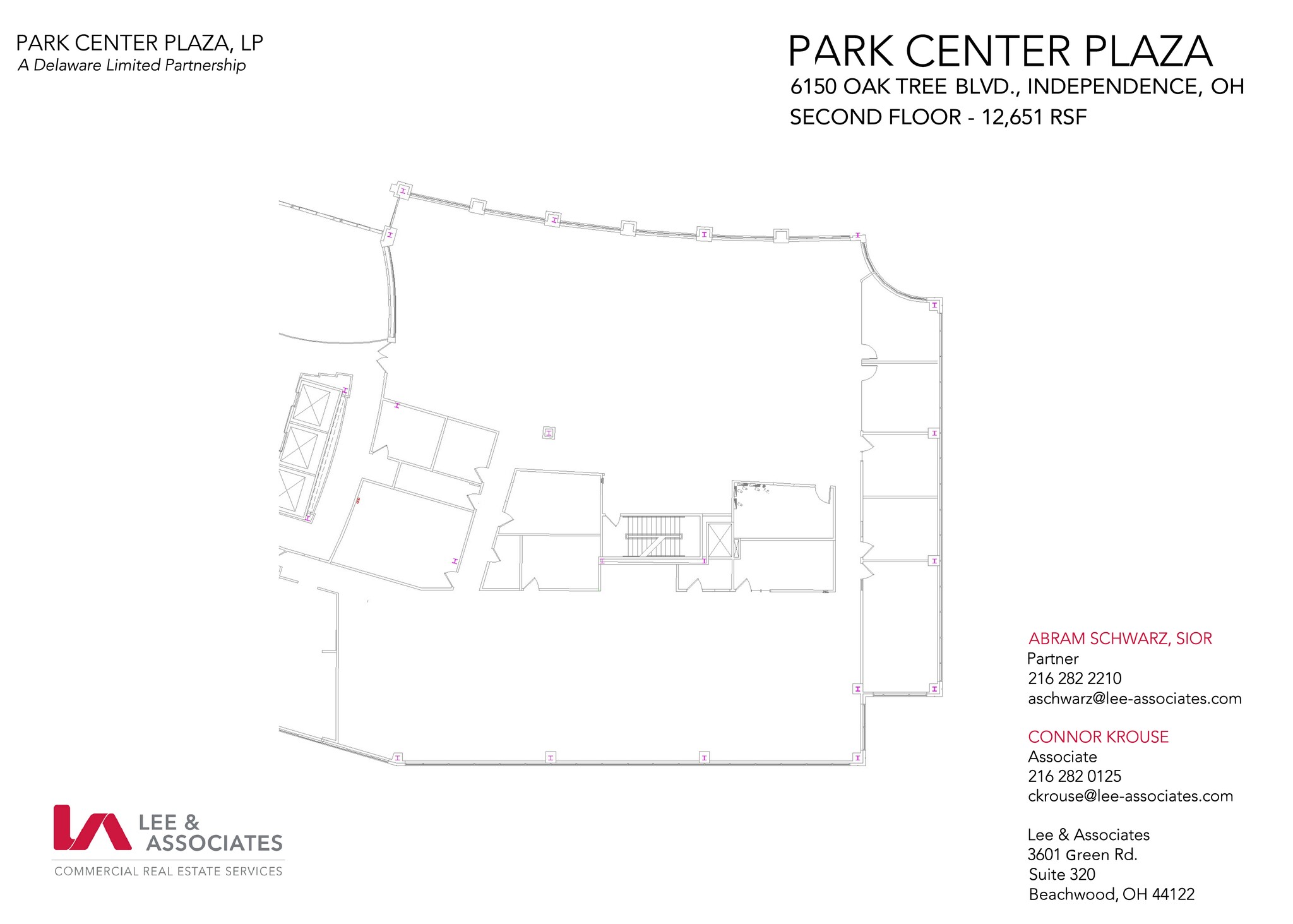 6100 Oak Tree Blvd, Independence, OH for lease Site Plan- Image 1 of 2