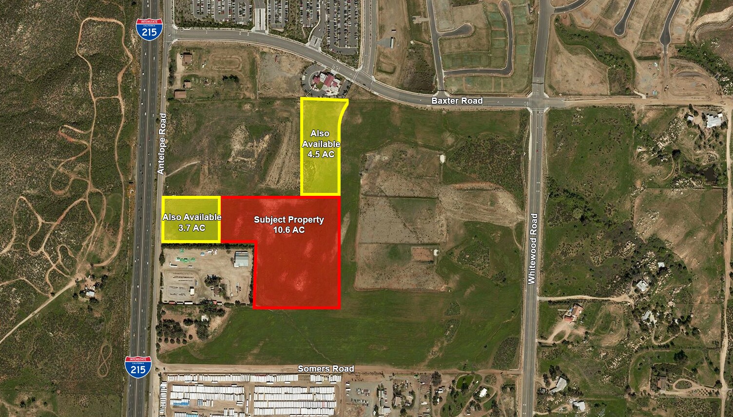 Antelope & Baxter rd, Murrieta, CA 92563 Improved Pads