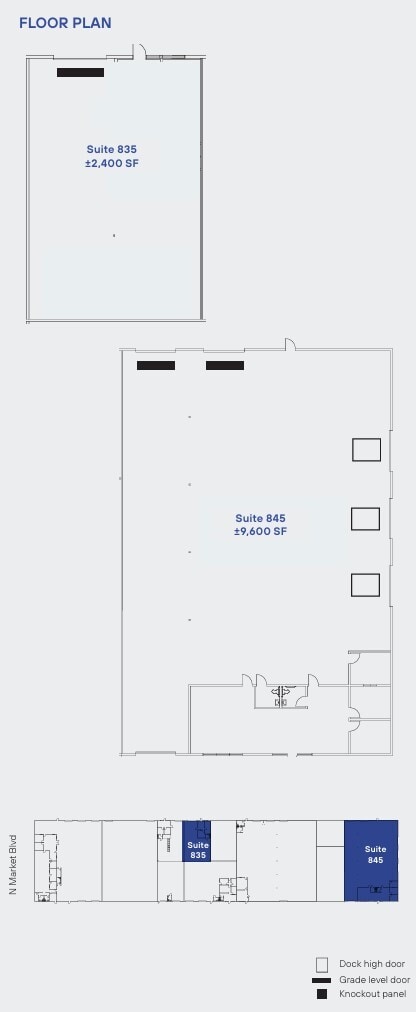 917-945 N Market Blvd, Sacramento, CA for lease Floor Plan- Image 1 of 1