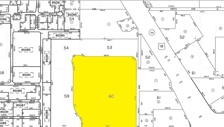 10284 US Highway 19 N, Pinellas Park, FL for lease - Plat Map - Image 3 of 5