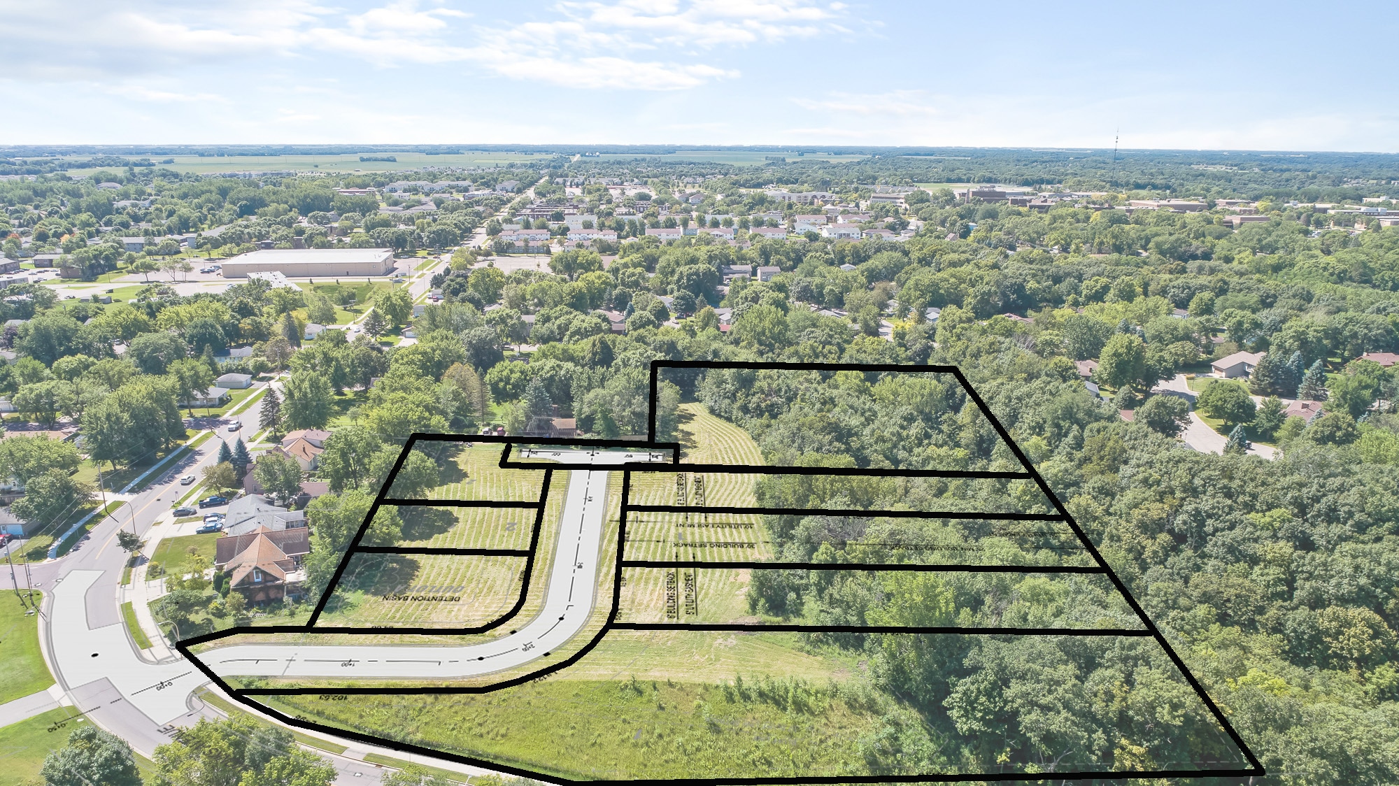 TBD Woodridge Court, Mankato, MN for sale Aerial- Image 1 of 6