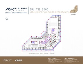 2175 N California Blvd, Walnut Creek, CA for lease Floor Plan- Image 1 of 1