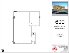 600 Holiday Plaza & 5101 Lincoln Highway Dr, Matteson, IL for lease Floor Plan- Image 2 of 3