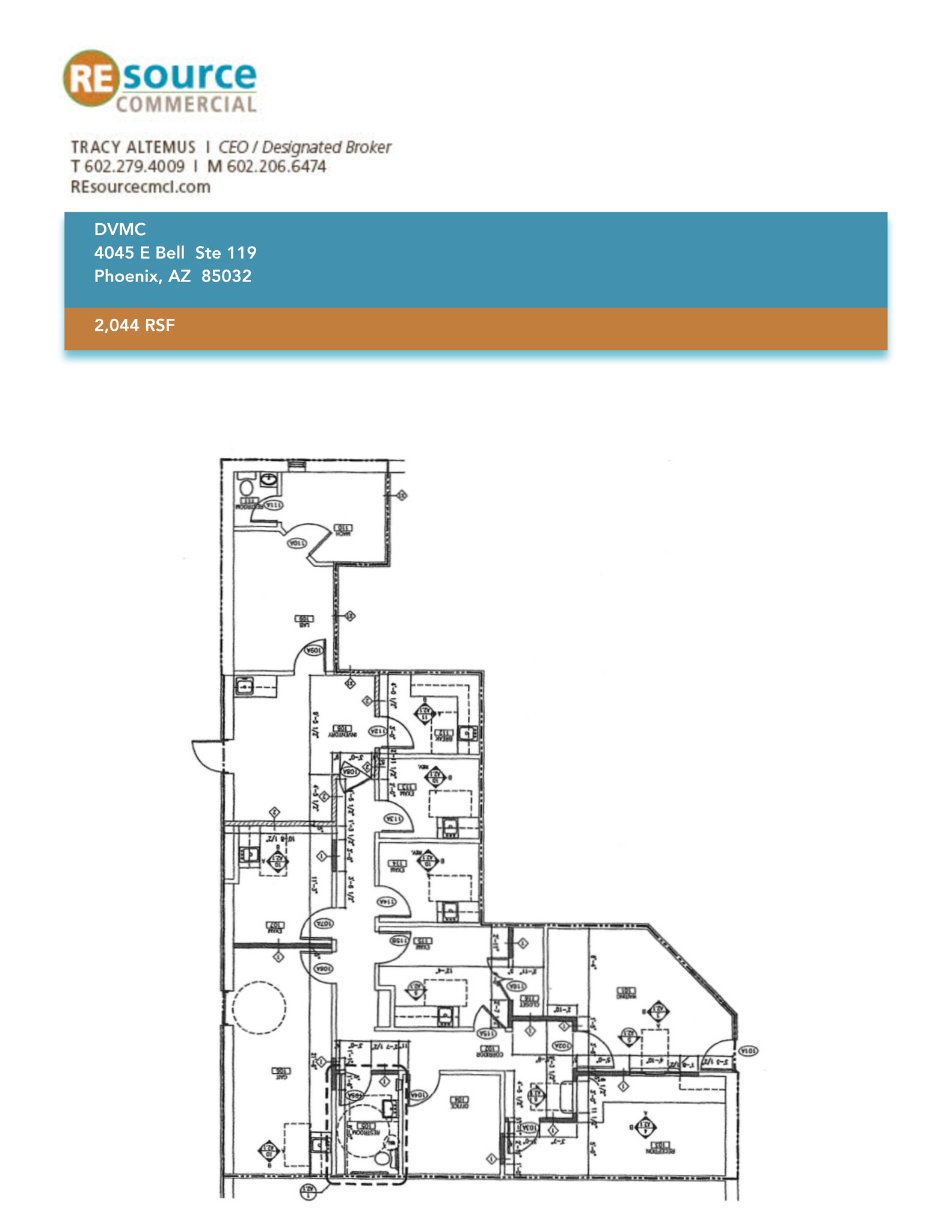 4045 E Bell Rd, Phoenix, AZ for lease Site Plan- Image 1 of 1