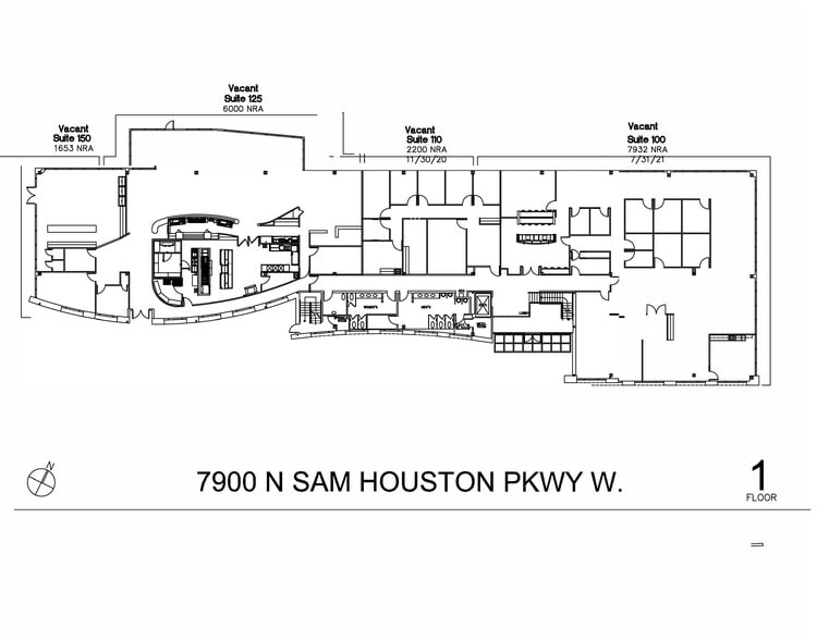 7900 N Sam Houston Pky W, Houston, TX for lease - Site Plan - Image 2 of 27