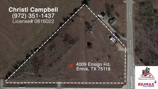 More details for 4009 Ensign Rd, Ennis, TX - Land for Sale