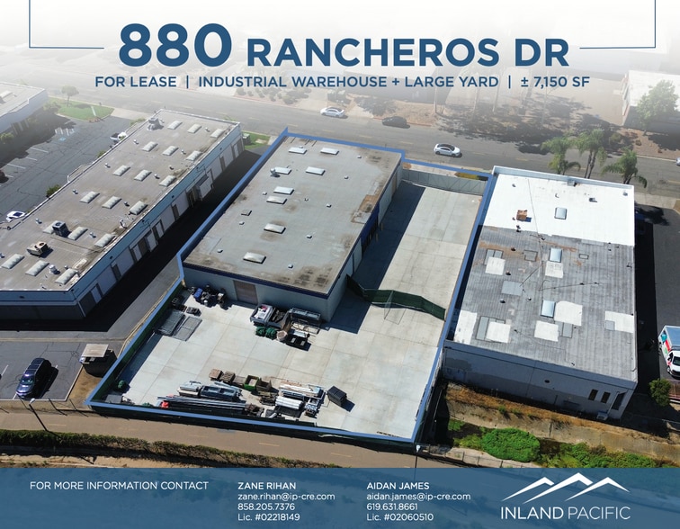 880 Rancheros Dr, San Marcos, CA for lease - Building Photo - Image 1 of 6