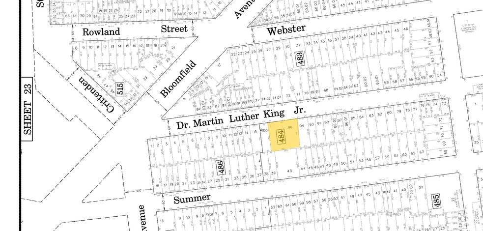 35 Martin Luther King Blvd, Newark, NJ for sale - Plat Map - Image 1 of 1