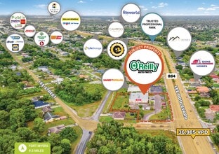 5003 Lee Blvd, Lehigh Acres, FL - AERIAL map view