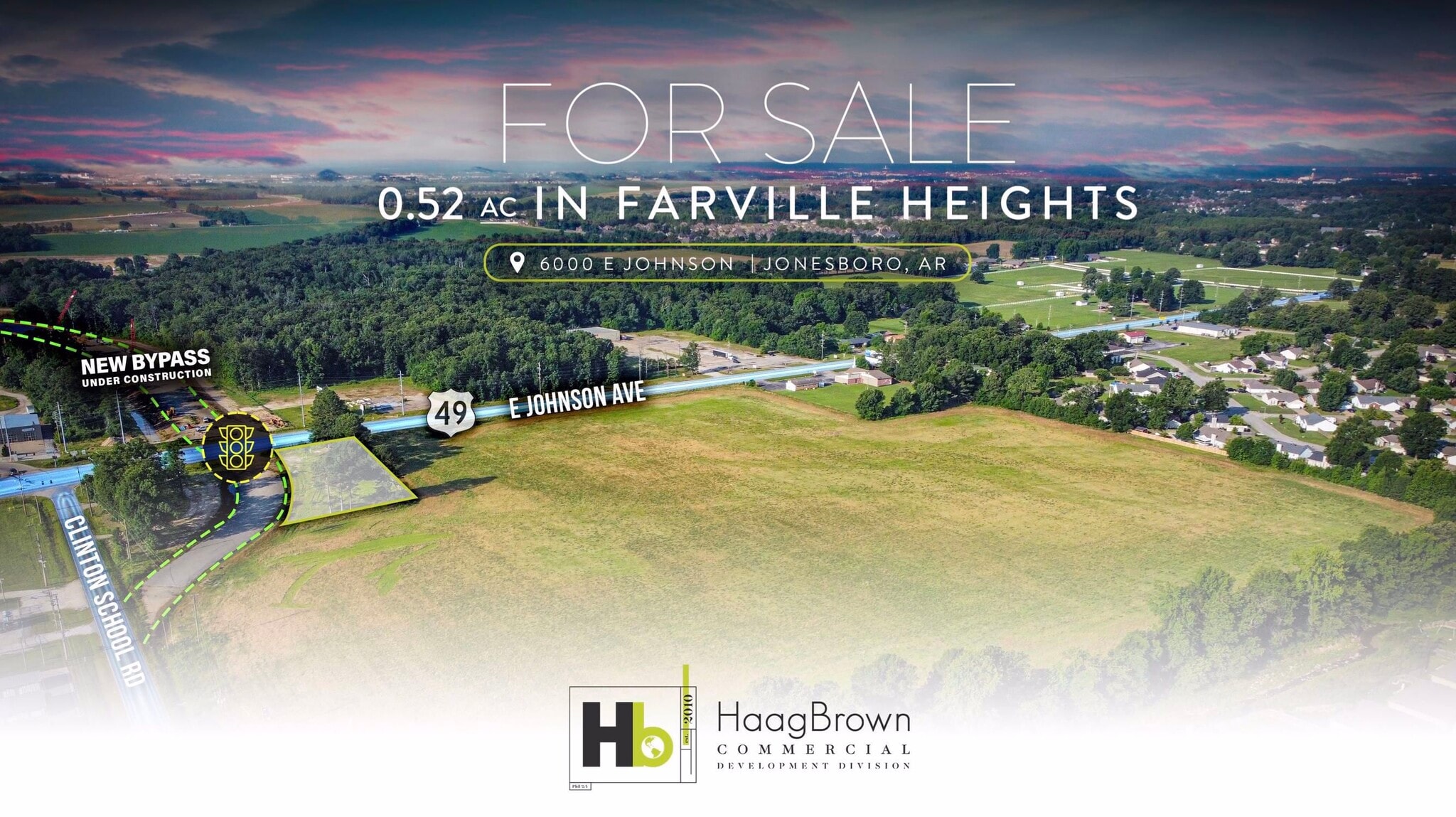 6000 E Johnson Ave, Jonesboro, AR for sale Aerial- Image 1 of 6