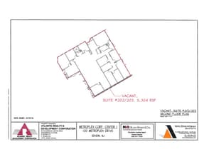 100 Metroplex Dr, Edison, NJ for lease Floor Plan- Image 2 of 2