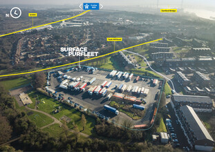 Tank Hill Rd, Purfleet, ESS - aerial  map view