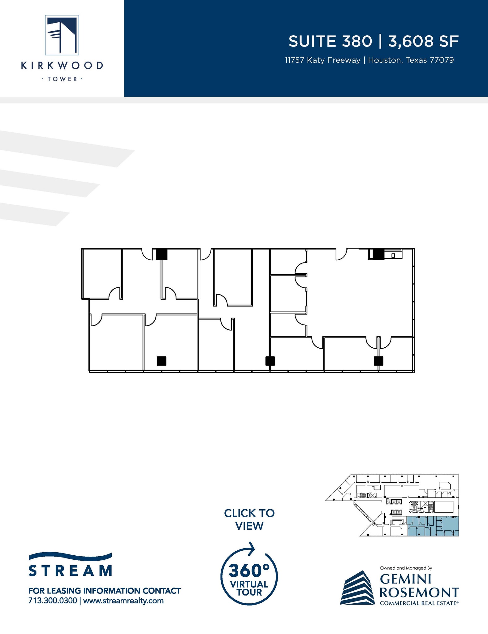 11757 Katy Fwy, Houston, TX for lease Floor Plan- Image 1 of 1