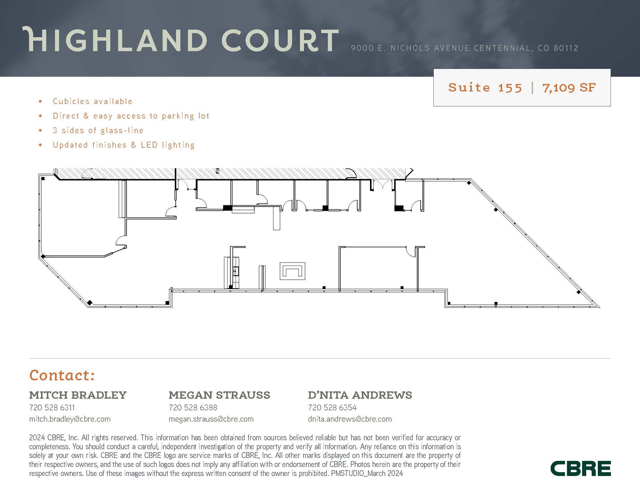 9000 E Nichols Ave, Centennial, CO for lease Floor Plan- Image 1 of 4