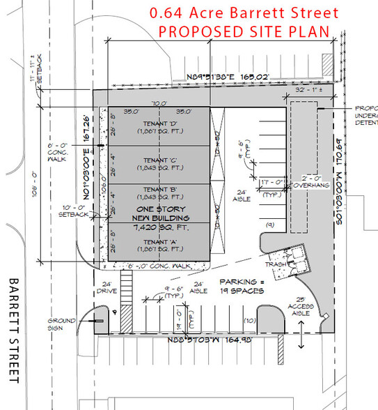 Maple Rd & Barrett St | Troy, MI portfolio of 2 properties for sale on LoopNet.com - Site Plan - Image 3 of 11