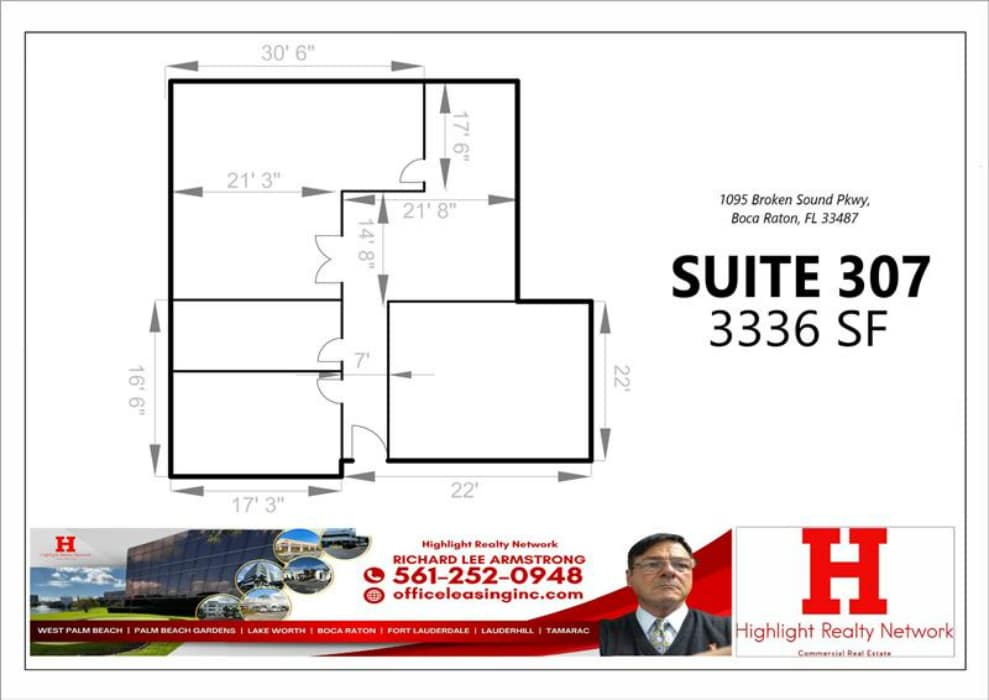 1095 Broken Sound Pky, Boca Raton, FL for lease Interior Photo- Image 1 of 9