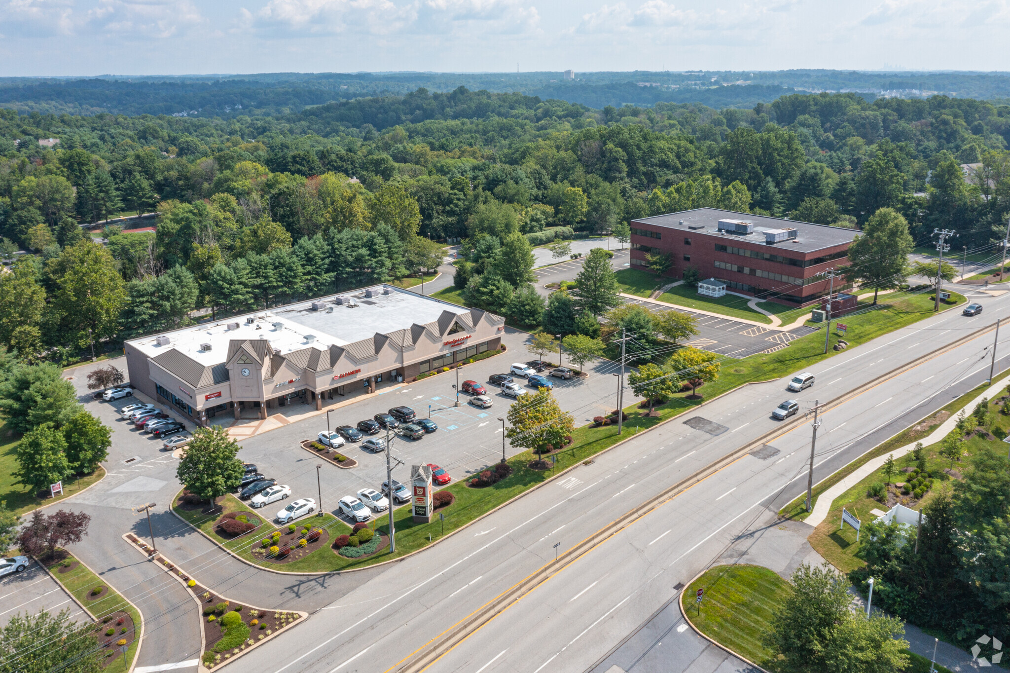 45-53 Baltimore Pike, Glen Mills, PA for lease Aerial- Image 1 of 11