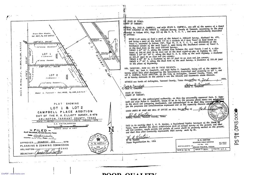 6608-6710 US 287 Frontage Rd, Arlington, TX for sale - Site Plan - Image 3 of 5
