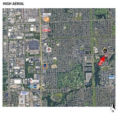 13400-13480 E 15 Mile Rd, Sterling Heights, MI - Aerial map view