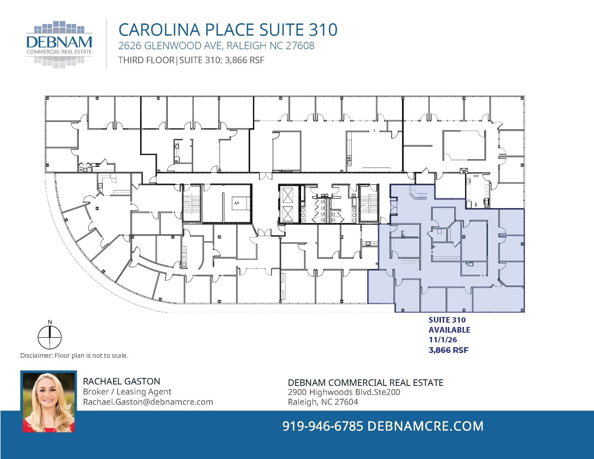 2626 Glenwood Ave, Raleigh, NC for lease Floor Plan- Image 1 of 1