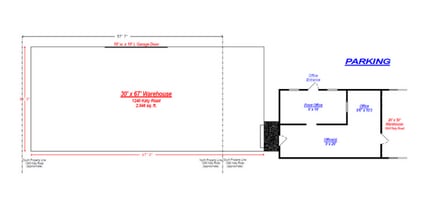 1240-1242 Katy Rd, Fort Worth, TX for lease Floor Plan- Image 1 of 1