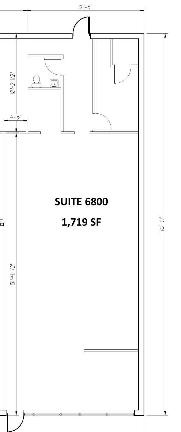 6800-6842 N Humboldt Ave, Brooklyn Center, MN for lease Floor Plan- Image 1 of 1