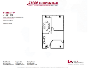 21900 Burbank, Woodland Hills, CA for lease Floor Plan- Image 1 of 1