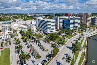 1411 N Flagler Dr, West Palm Beach, FL - aerial  map view