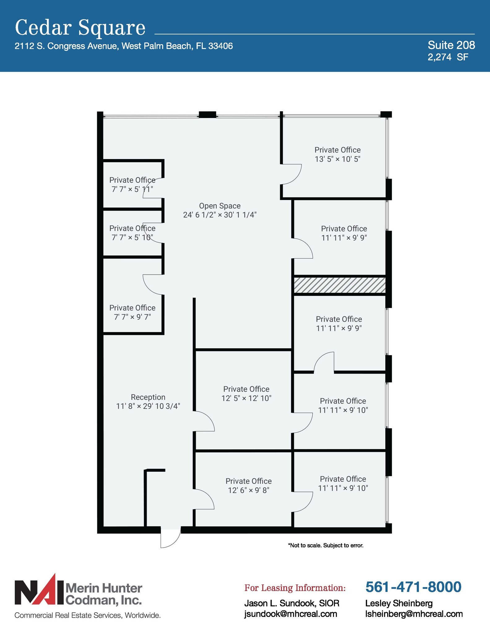 2112 S Congress Ave, West Palm Beach, FL for lease Floor Plan- Image 1 of 1