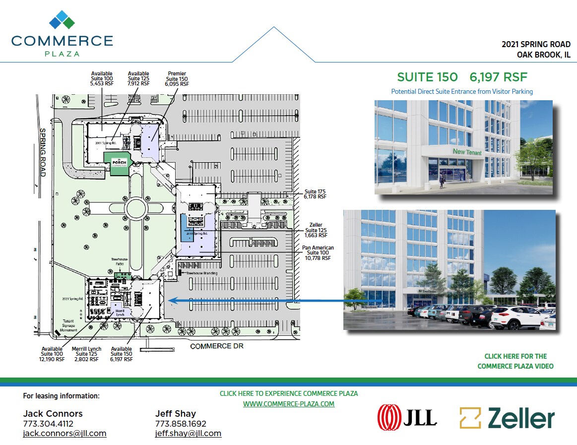 2021 Spring Rd, Oak Brook, IL for lease Floor Plan- Image 1 of 2