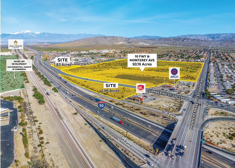 NWQ Monterey & Varner Rd ave, Thousand Palms, CA for sale - Primary Photo - Image 1 of 1