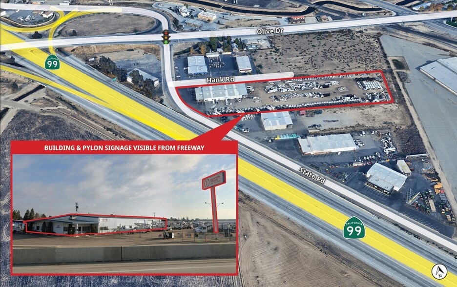 4500 State Rd, Bakersfield, CA for lease - Aerial - Image 3 of 14