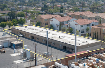 621-631 S East St, Anaheim, CA - aerial  map view