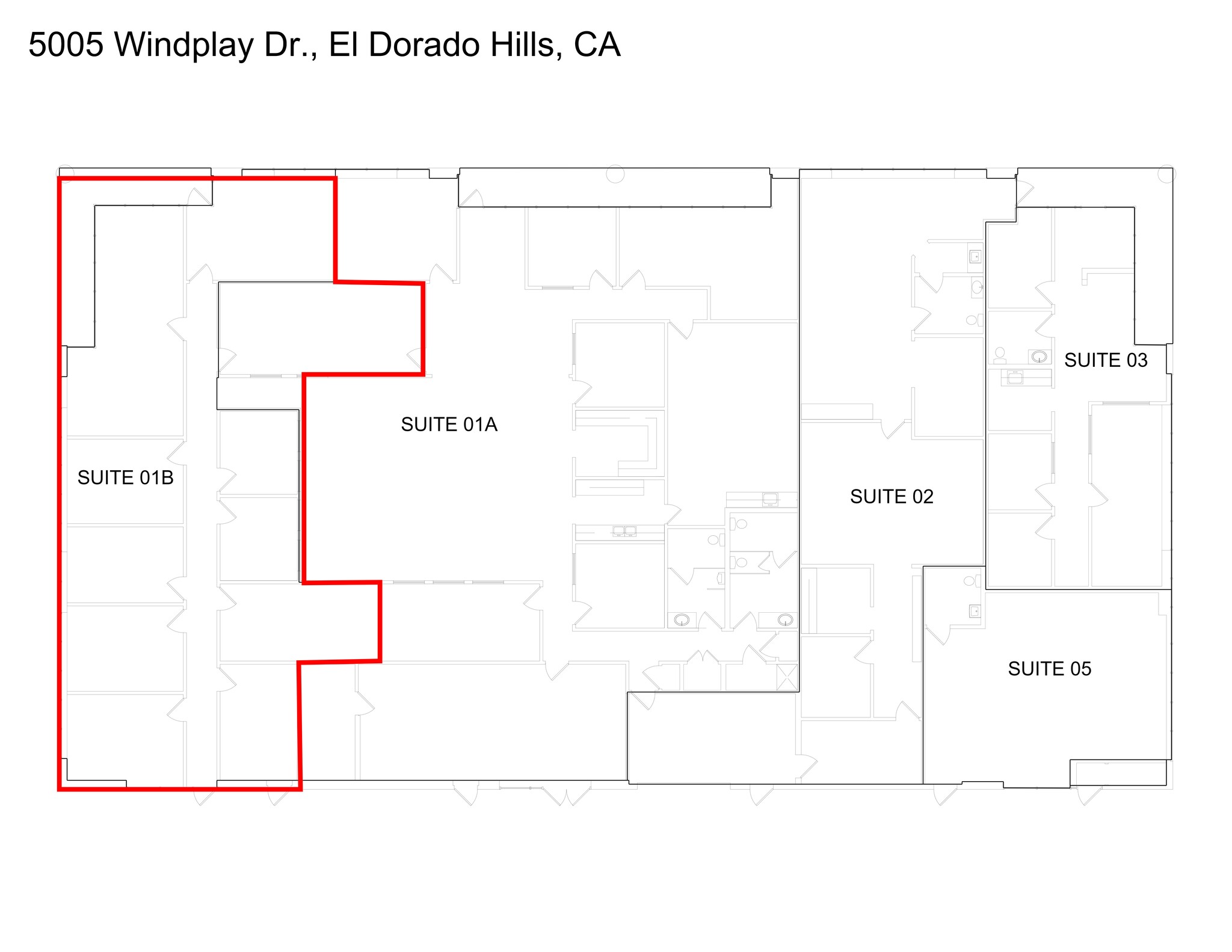 5001 Windplay Dr, El Dorado Hills, CA for lease Site Plan- Image 1 of 2