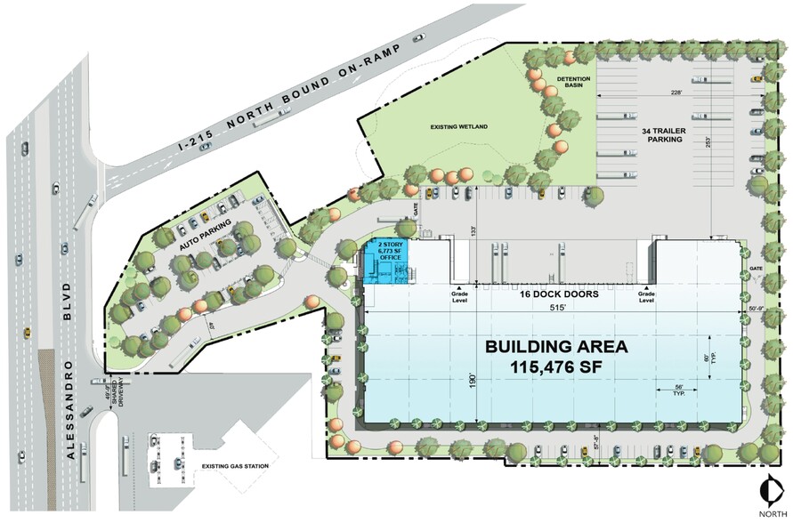 2610 E Alessandro Blvd, Riverside, CA for lease - Site Plan - Image 1 of 5