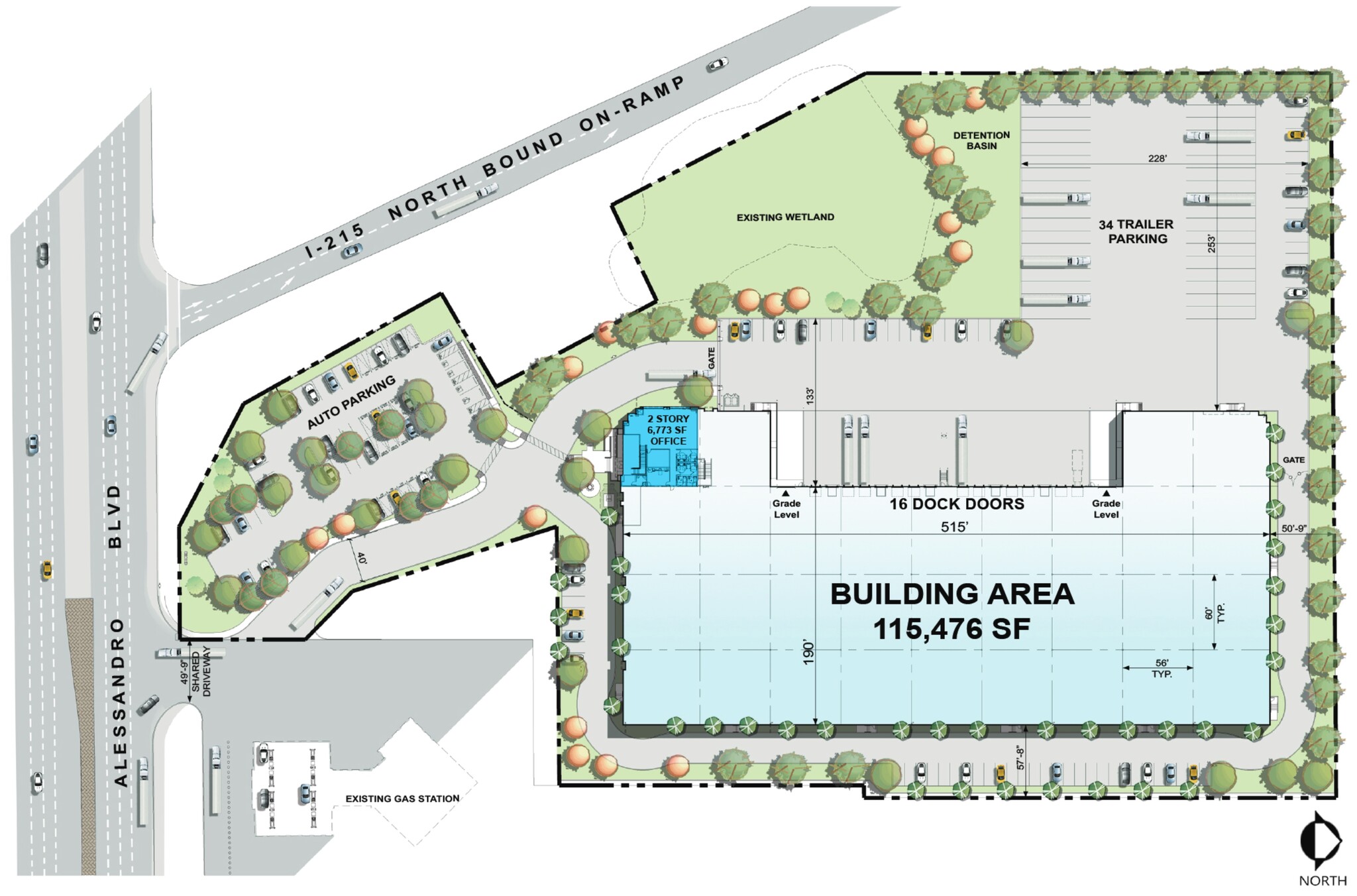 2610 E Alessandro Blvd, Riverside, CA for lease Site Plan- Image 1 of 6