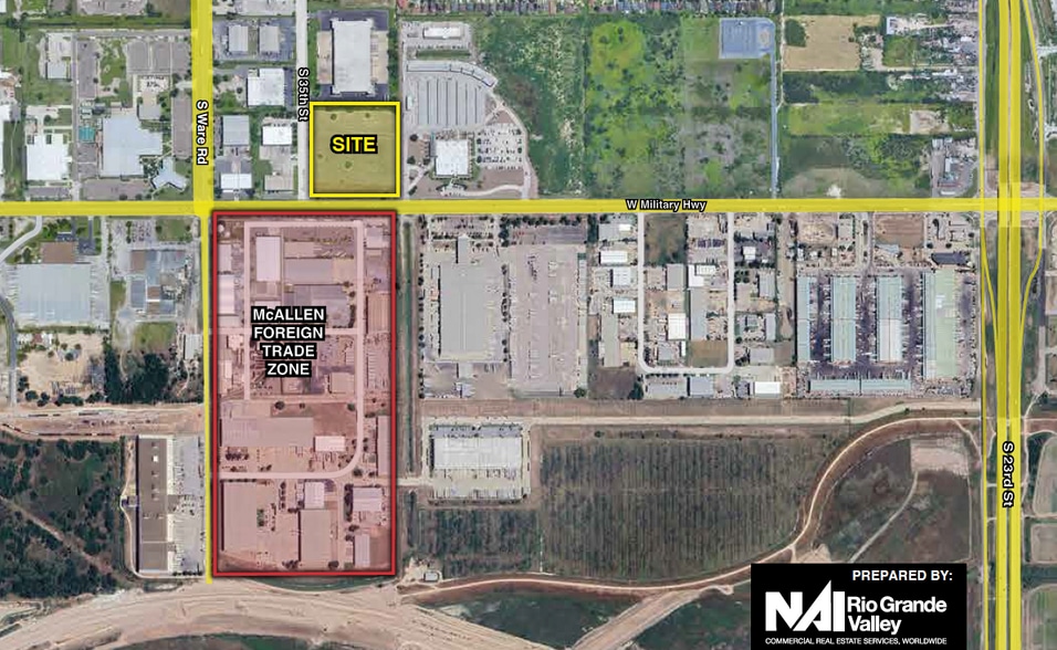 3400 W Military Hwy, McAllen, TX for lease - Aerial - Image 3 of 5