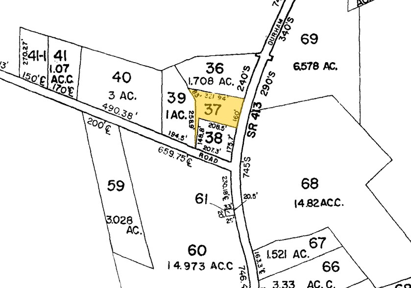 561 Durham Rd, Wrightstown, PA for lease - Plat Map - Image 2 of 2