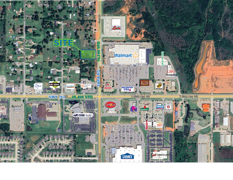 305 N Sara Rd, Mustang, OK for sale - Aerial - Image 1 of 1